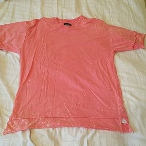 Forever 21 dyed pink T shirt